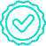 Ícone de certificação.